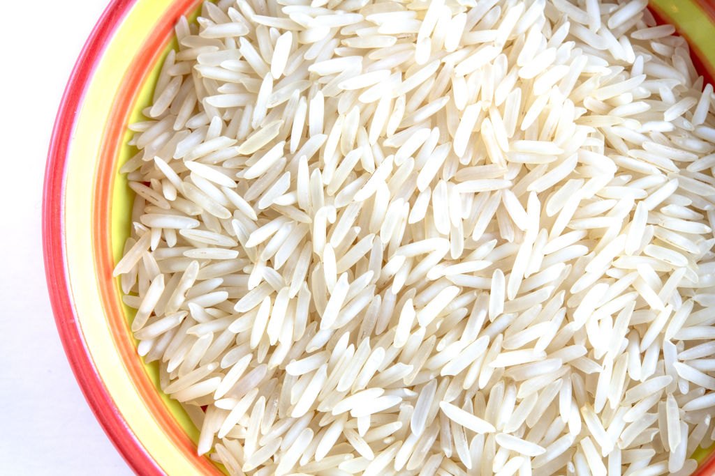 white rice in a bowl